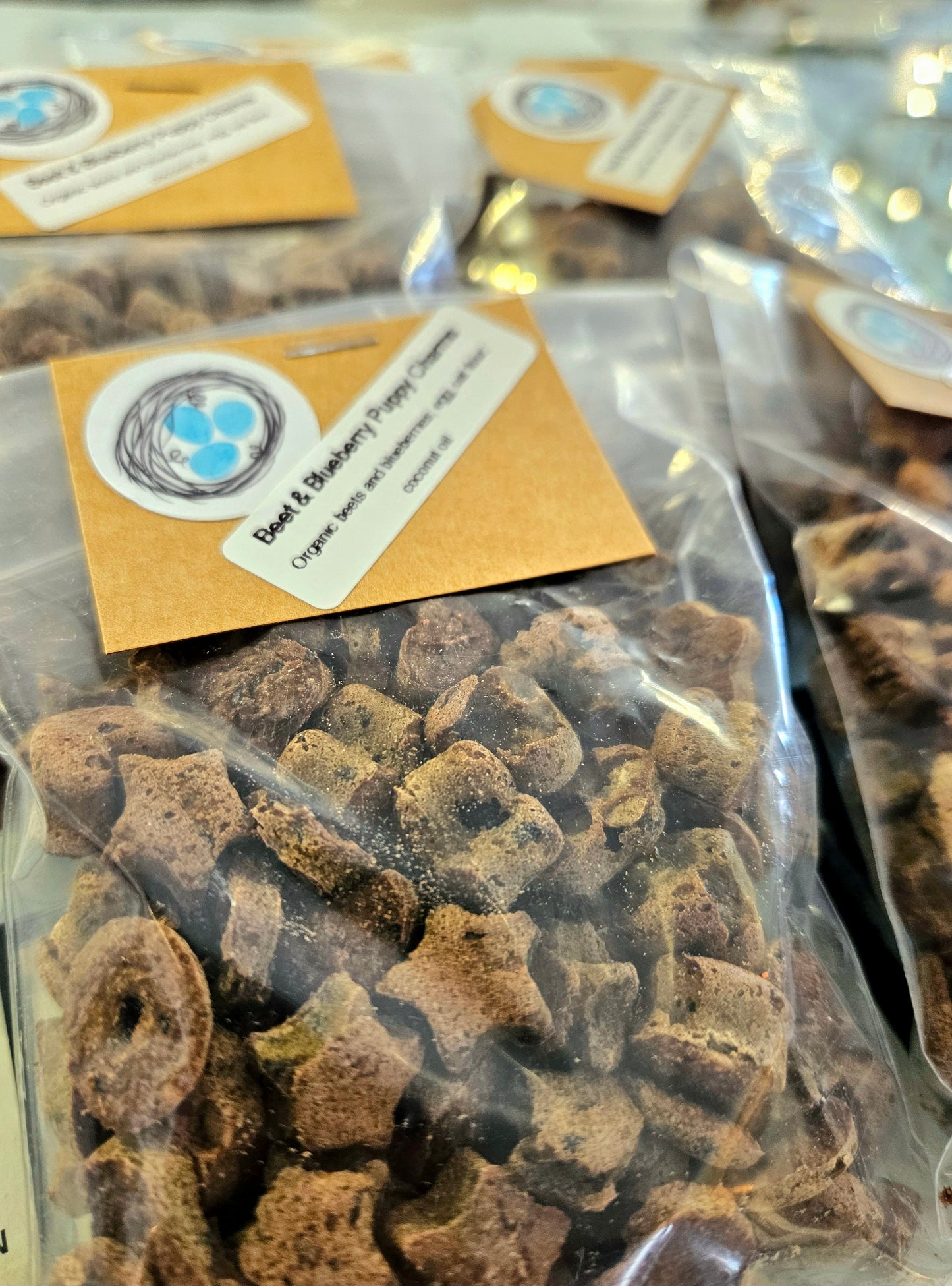 Dog Snacks - Beet & Blueberry Puppy Charms