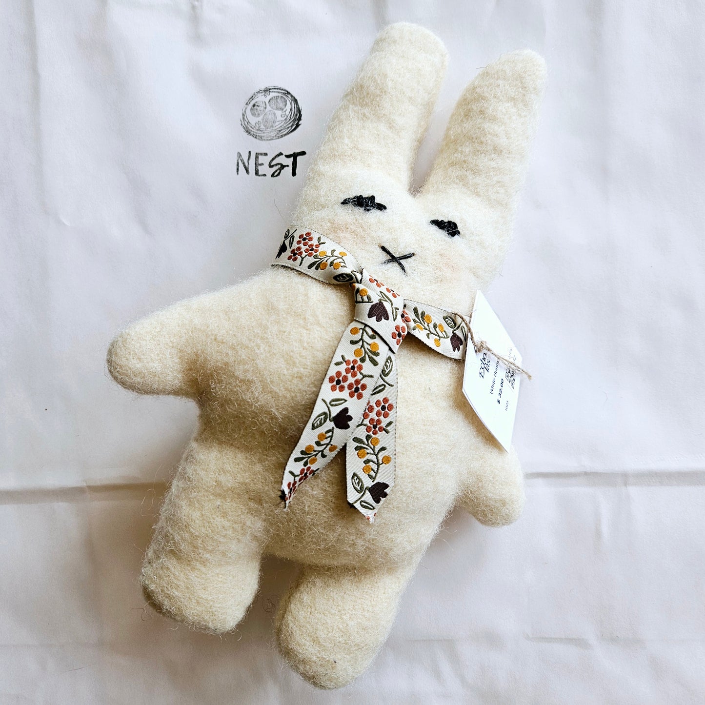 Vintage Wool Animal Stuffies