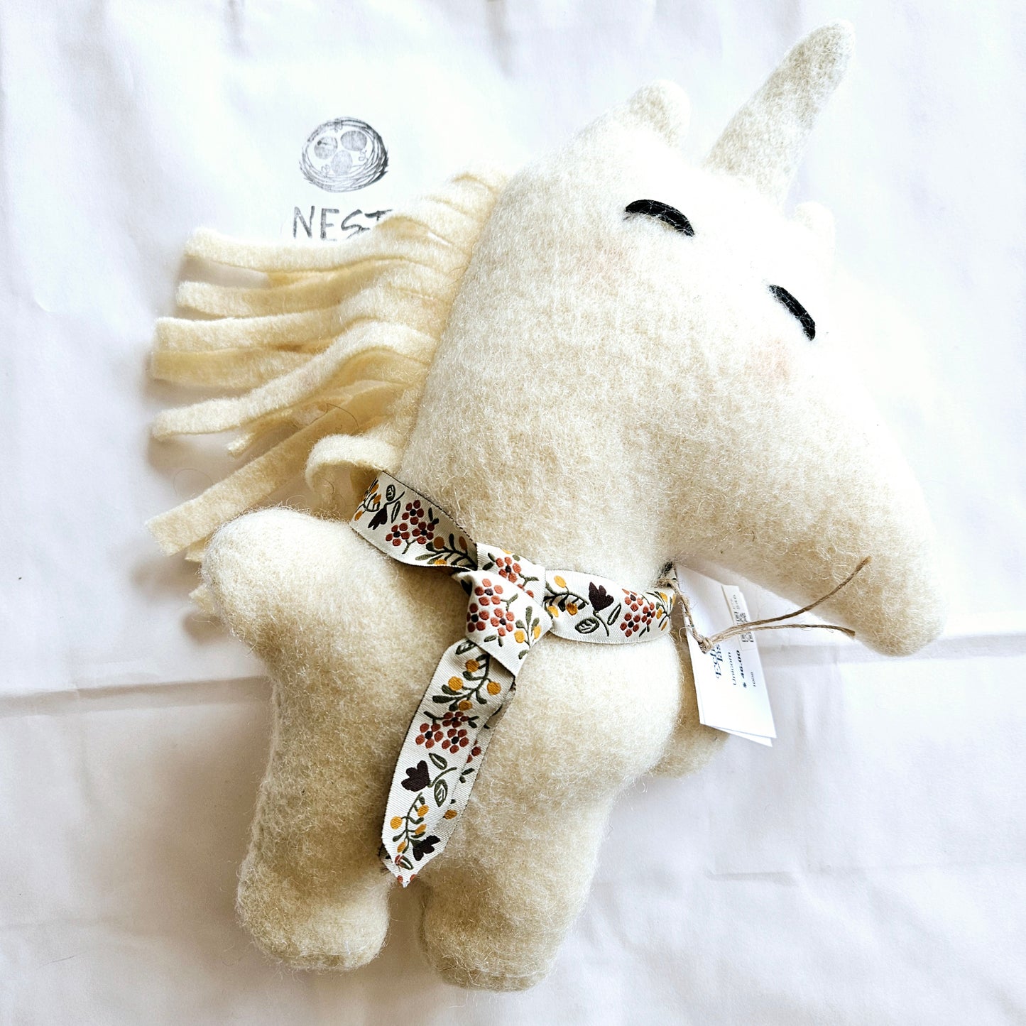 Vintage Wool Animal Stuffies