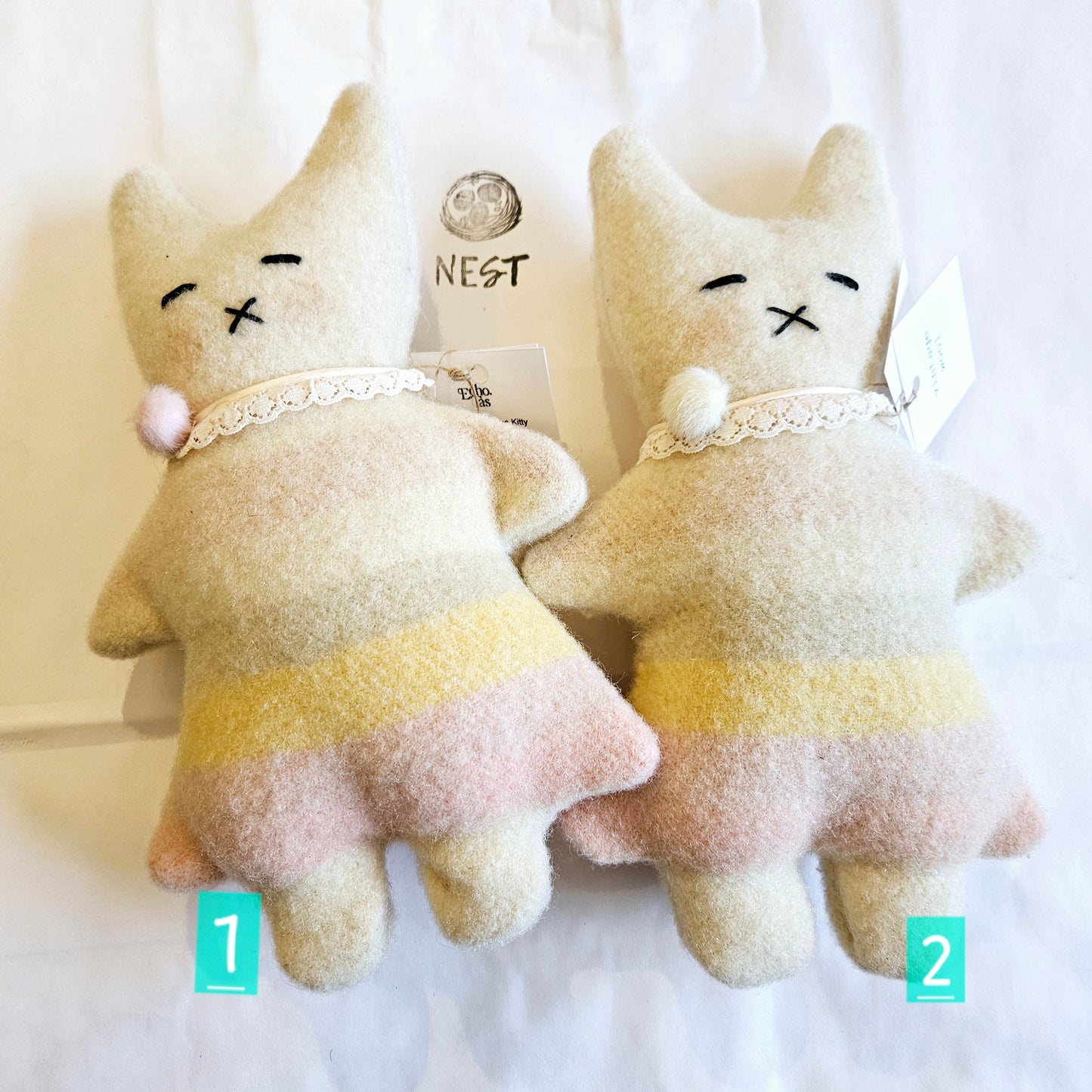 Vintage Wool Animal Stuffies