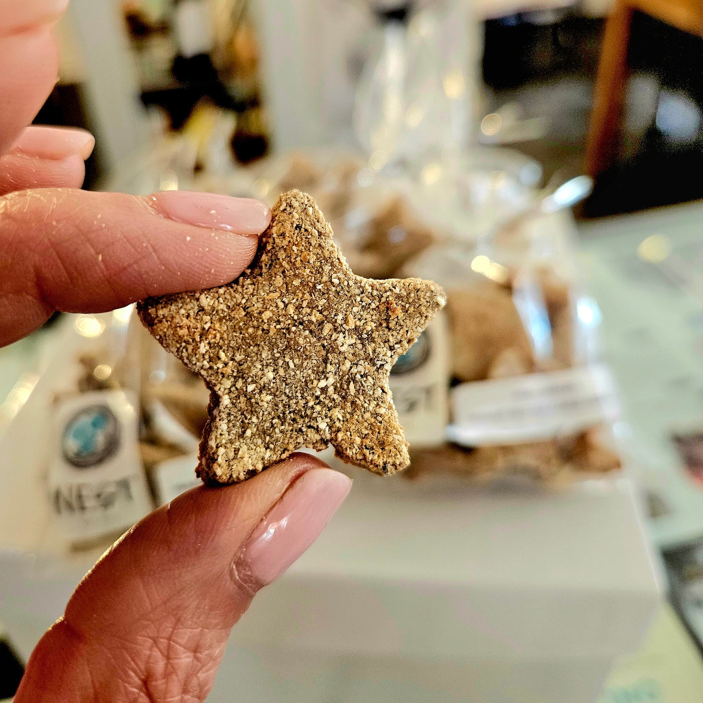 Dog Snacks - Peanut Butter + Carob Stars