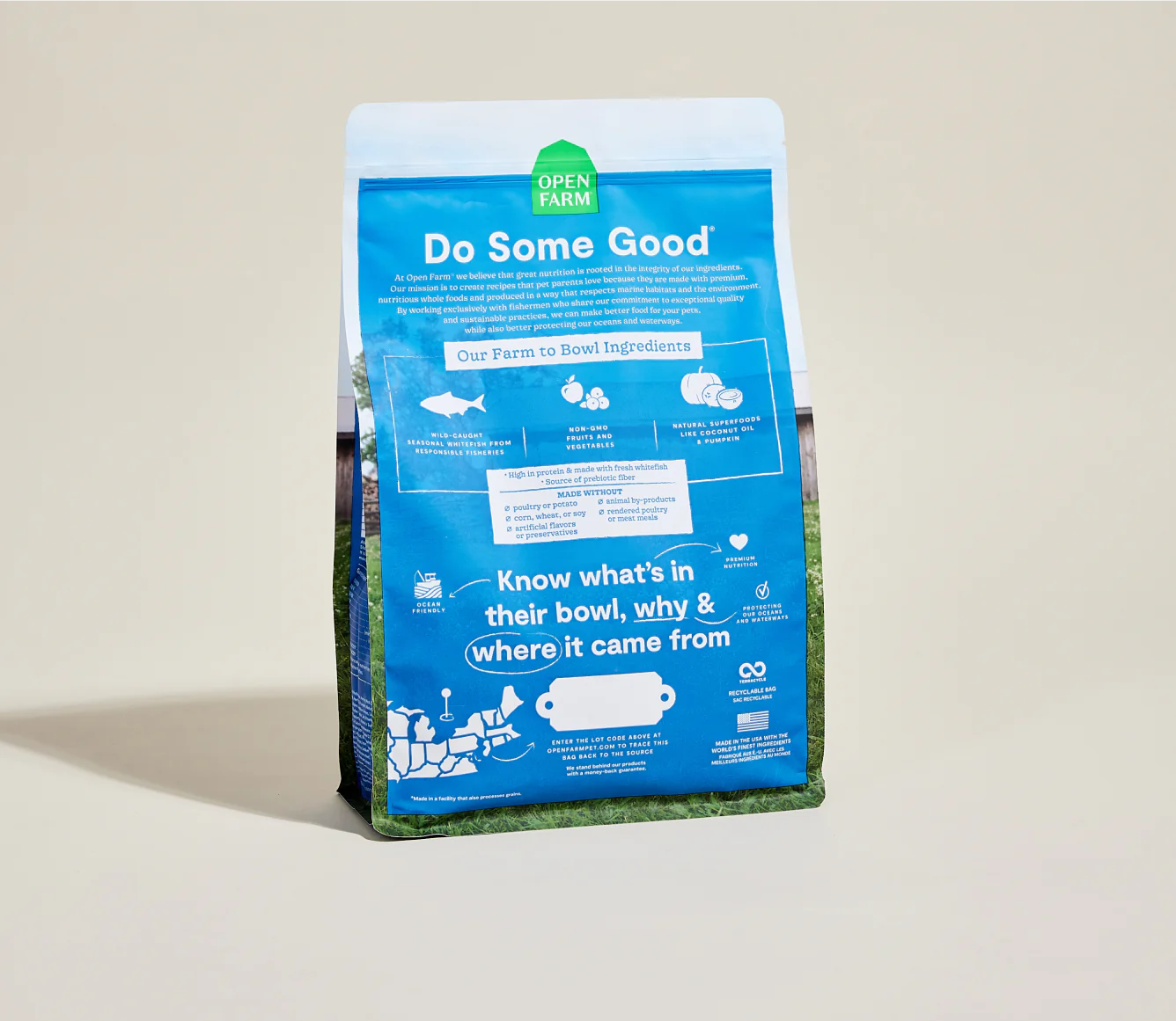 Open Farm Grain-Free Dry Cat Food - Whitefish Recipe