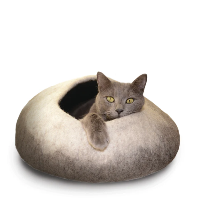 Natural Wool Pet Beds - Cat Cave