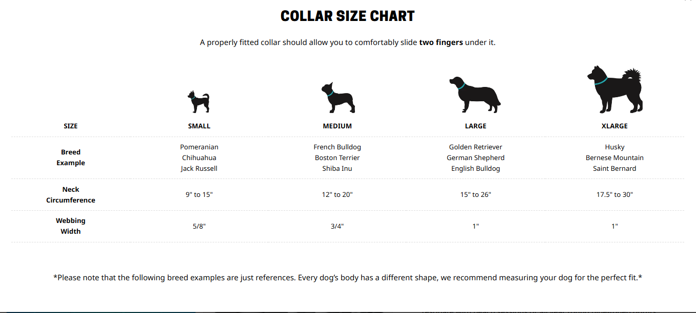 Woof Concept Waterproof Collars