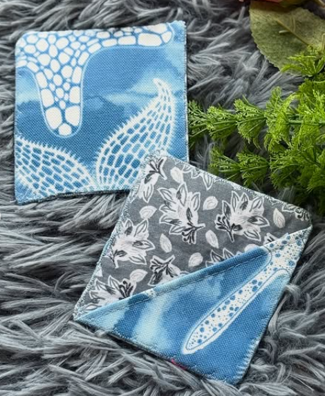 Fabric Corner Bookmarks