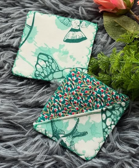 Fabric Corner Bookmarks