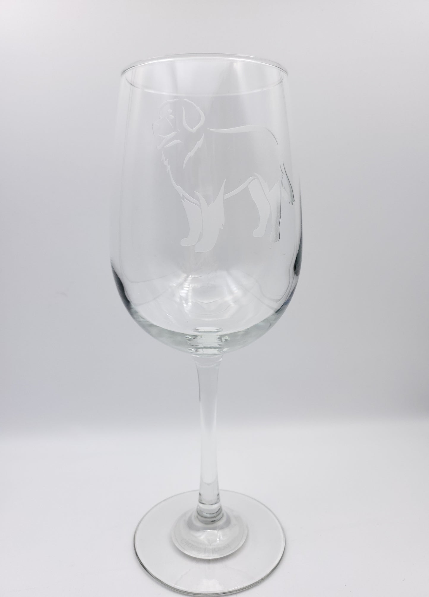 Etched Wineglasses