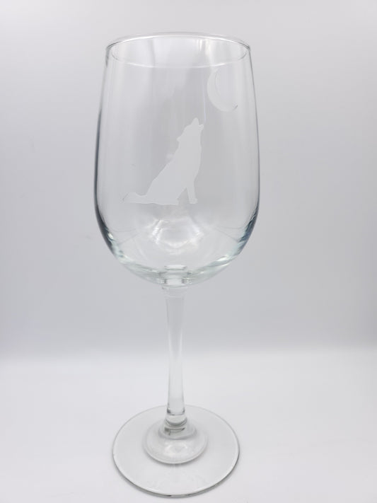 Etched Wineglasses