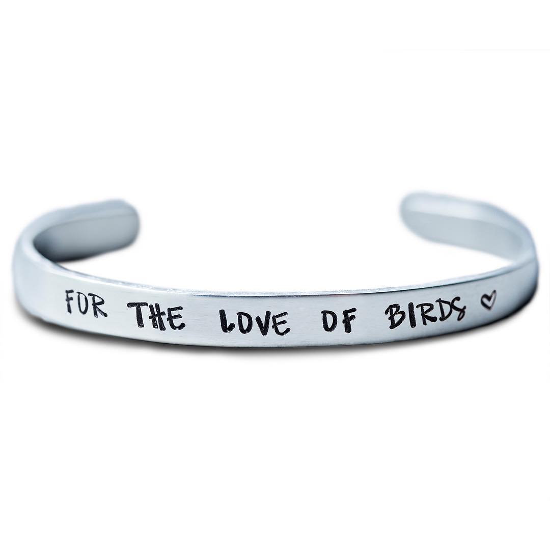 For The Love of Birds Cuff Bracelet