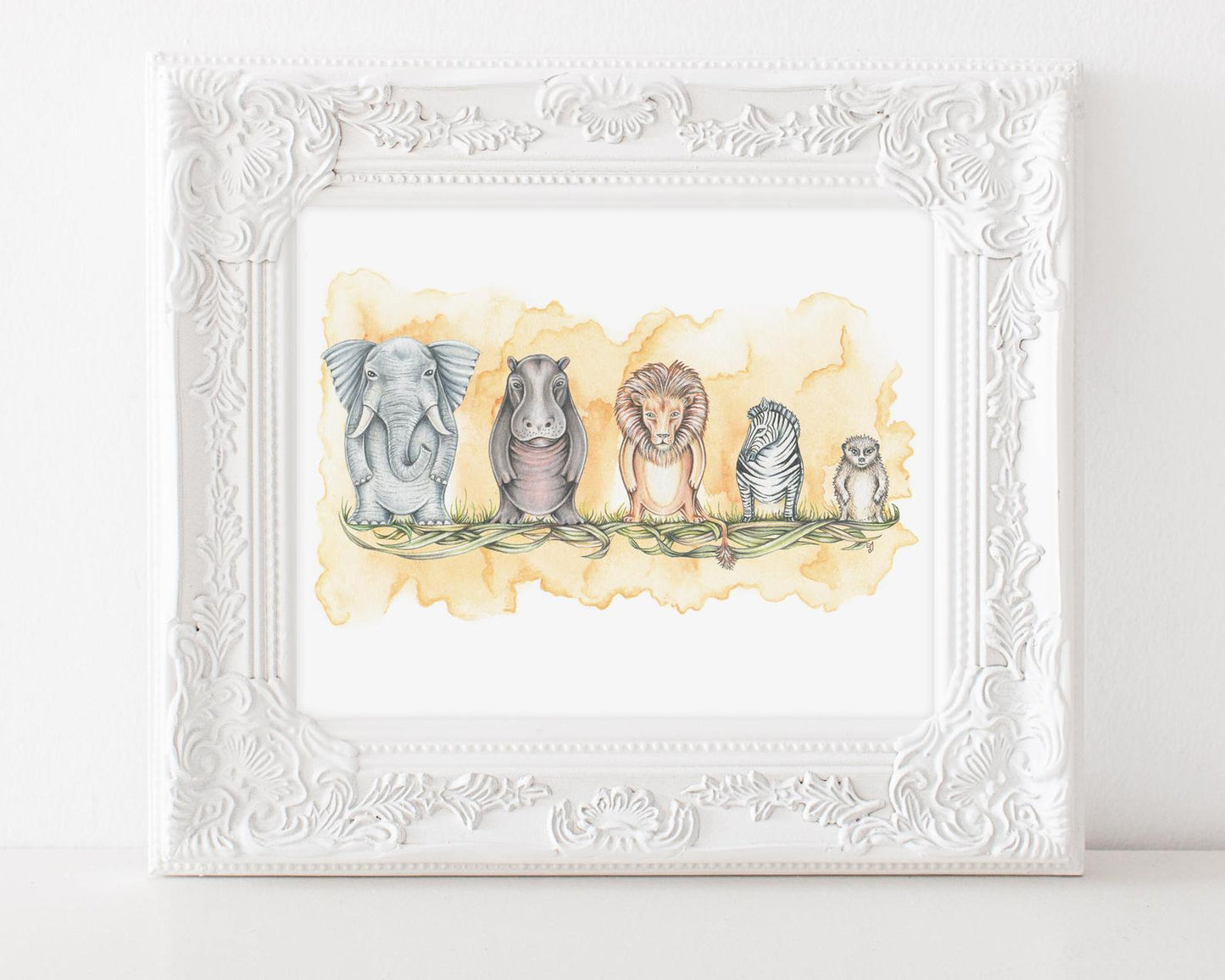 Nesting Animal Prints - Three On The Treetop