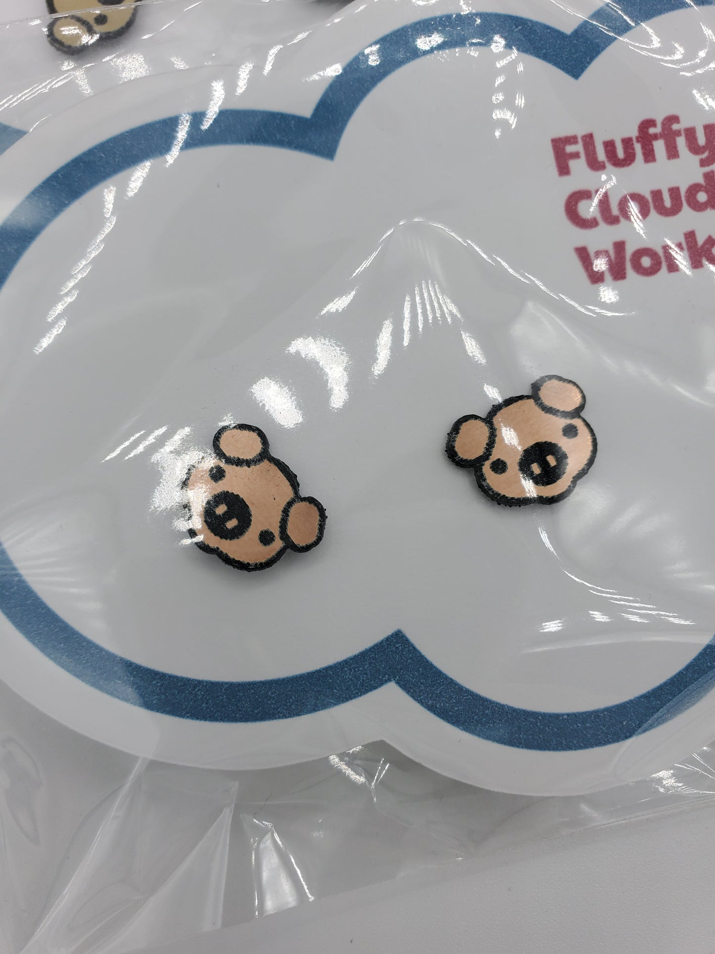 Metallic Finish Animal Stud Earrings