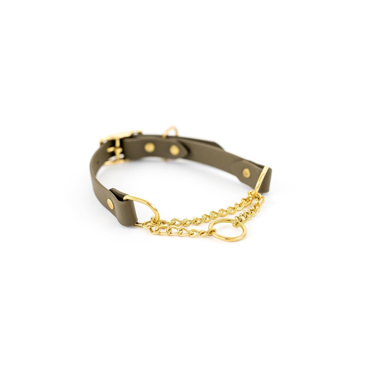Minimalist Mutt Vegan Leather Martingale Collar