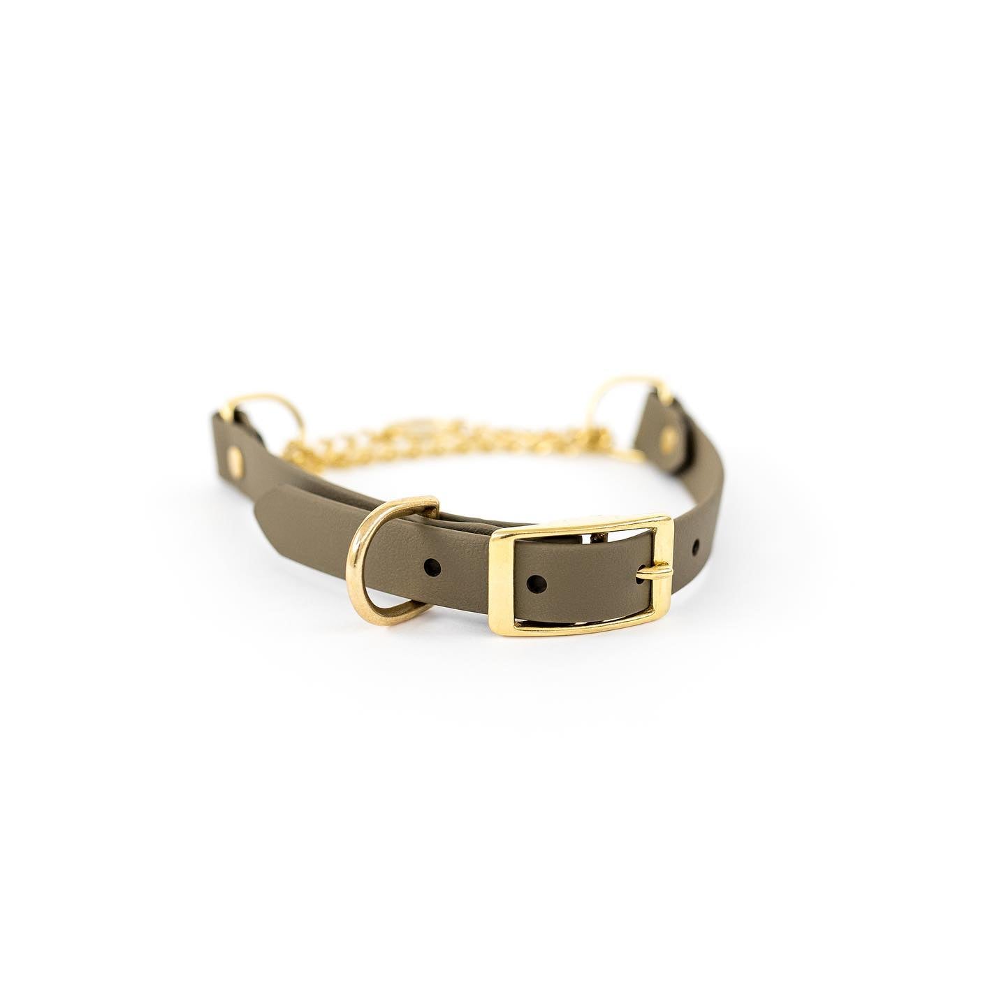Minimalist Mutt Vegan Leather Martingale Collar
