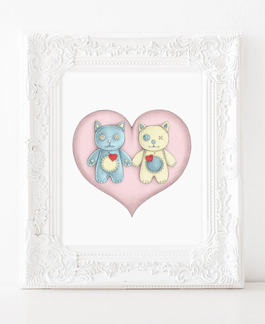 Original Art Prints - Three On The Treetop