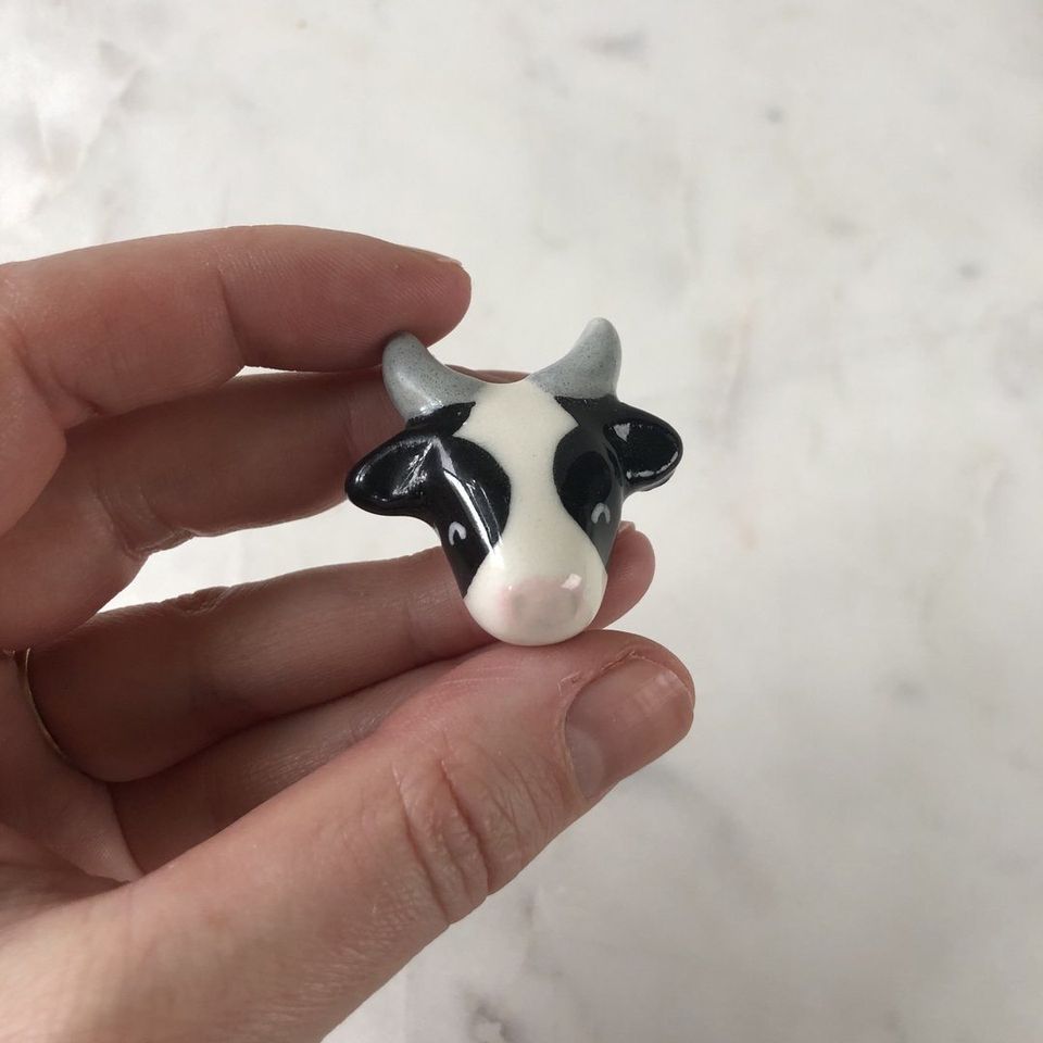 Porcelain Animal Magnets