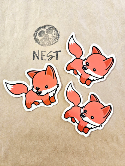 Crouton the Corgi and Friends: Vinyl Stickers by Mel