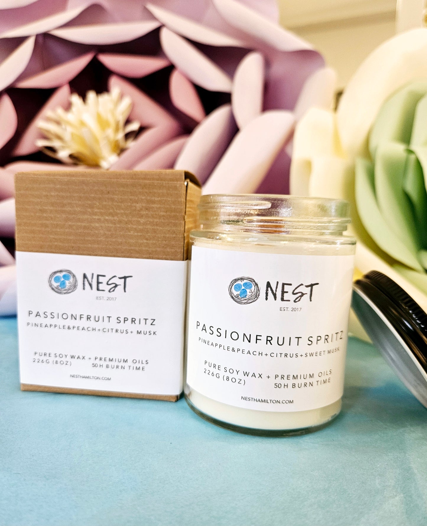 Pure Soy Candles - For Nest by Chloe + Crown