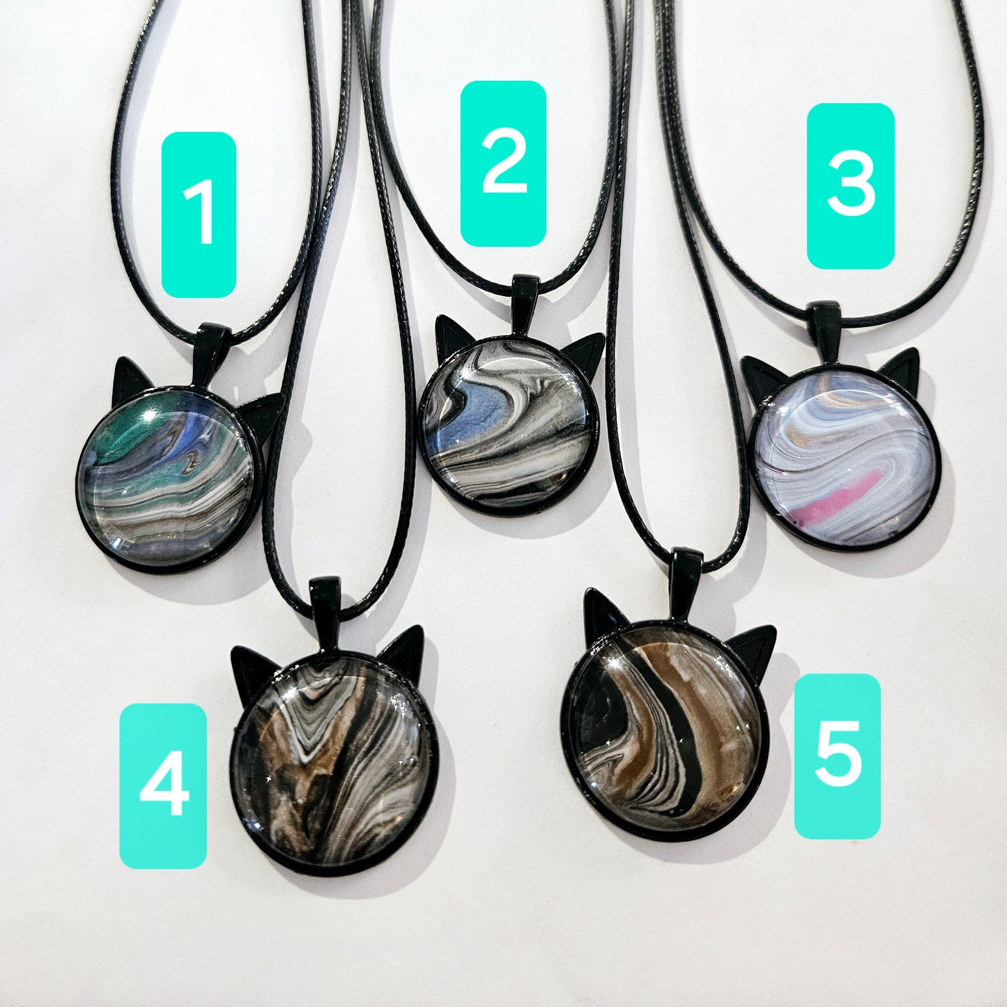 Cat Pendant Necklaces