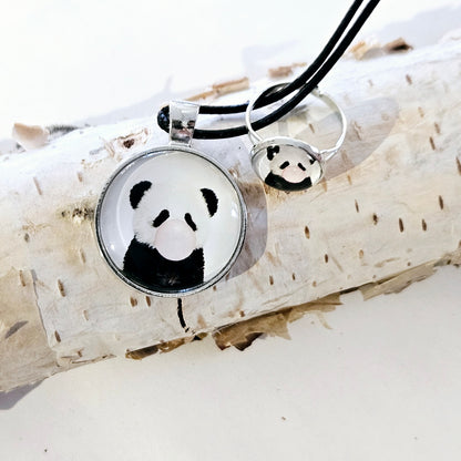 Wildlife Bubblegum Ring + Necklace Set