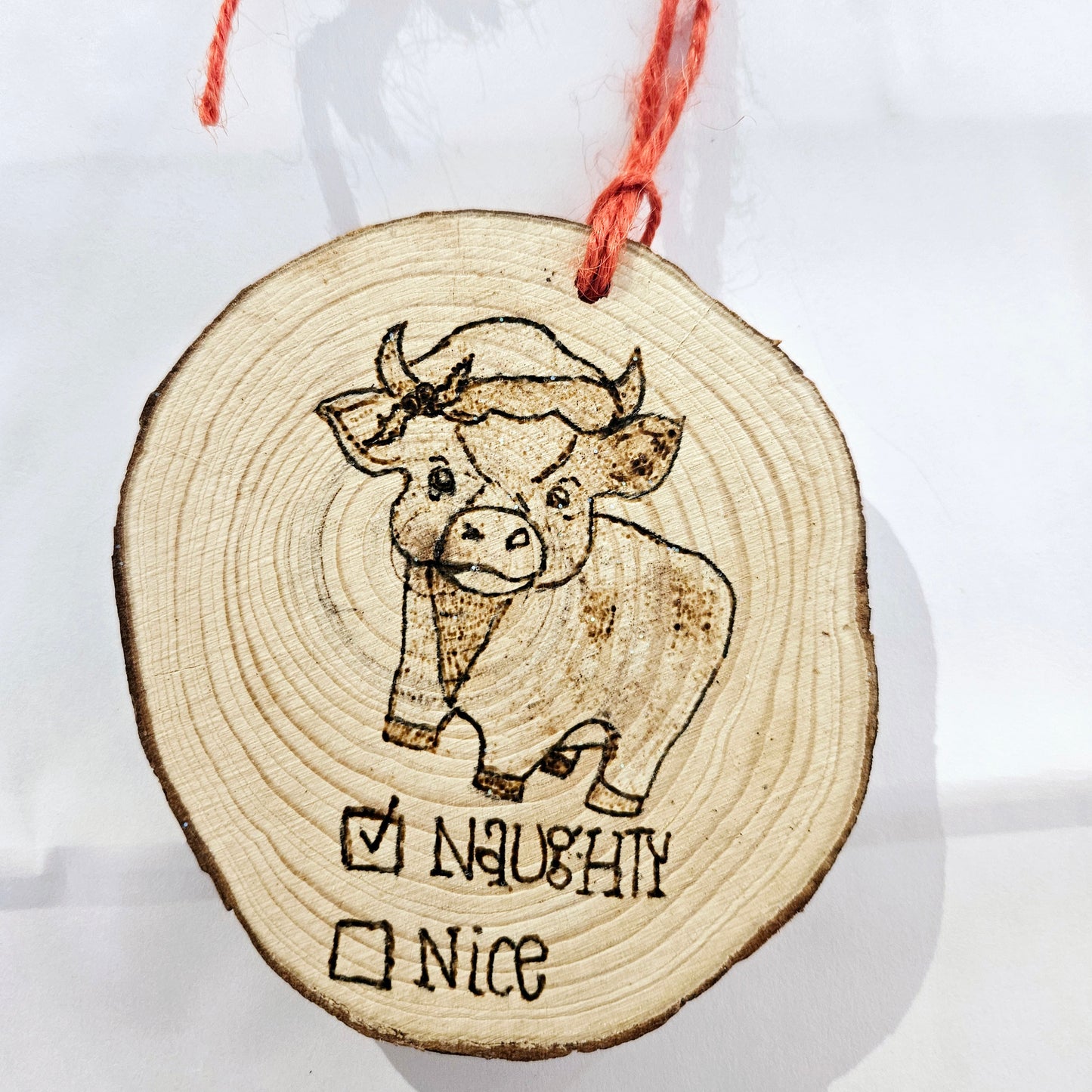 Woodburned Christmas Ornaments