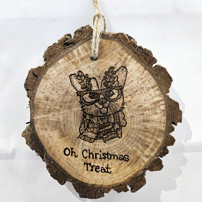 Woodburned Christmas Ornaments