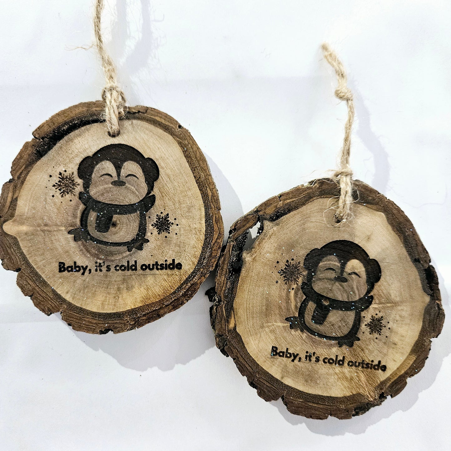 Woodburned Christmas Ornaments