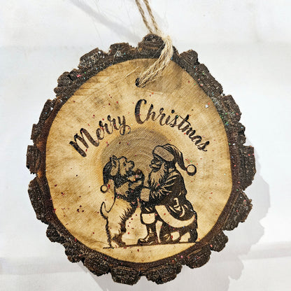 Woodburned Christmas Ornaments