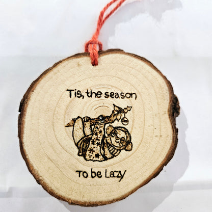 Woodburned Christmas Ornaments