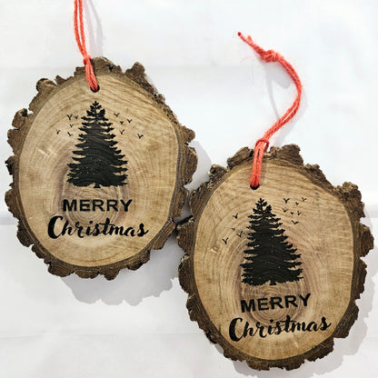 Woodburned Christmas Ornaments