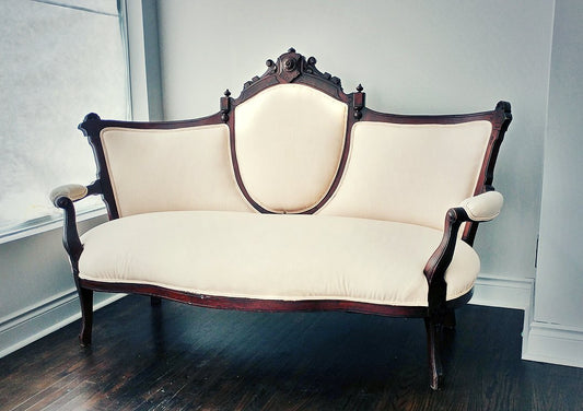 Antique Renaissance Revival Sofa Settee