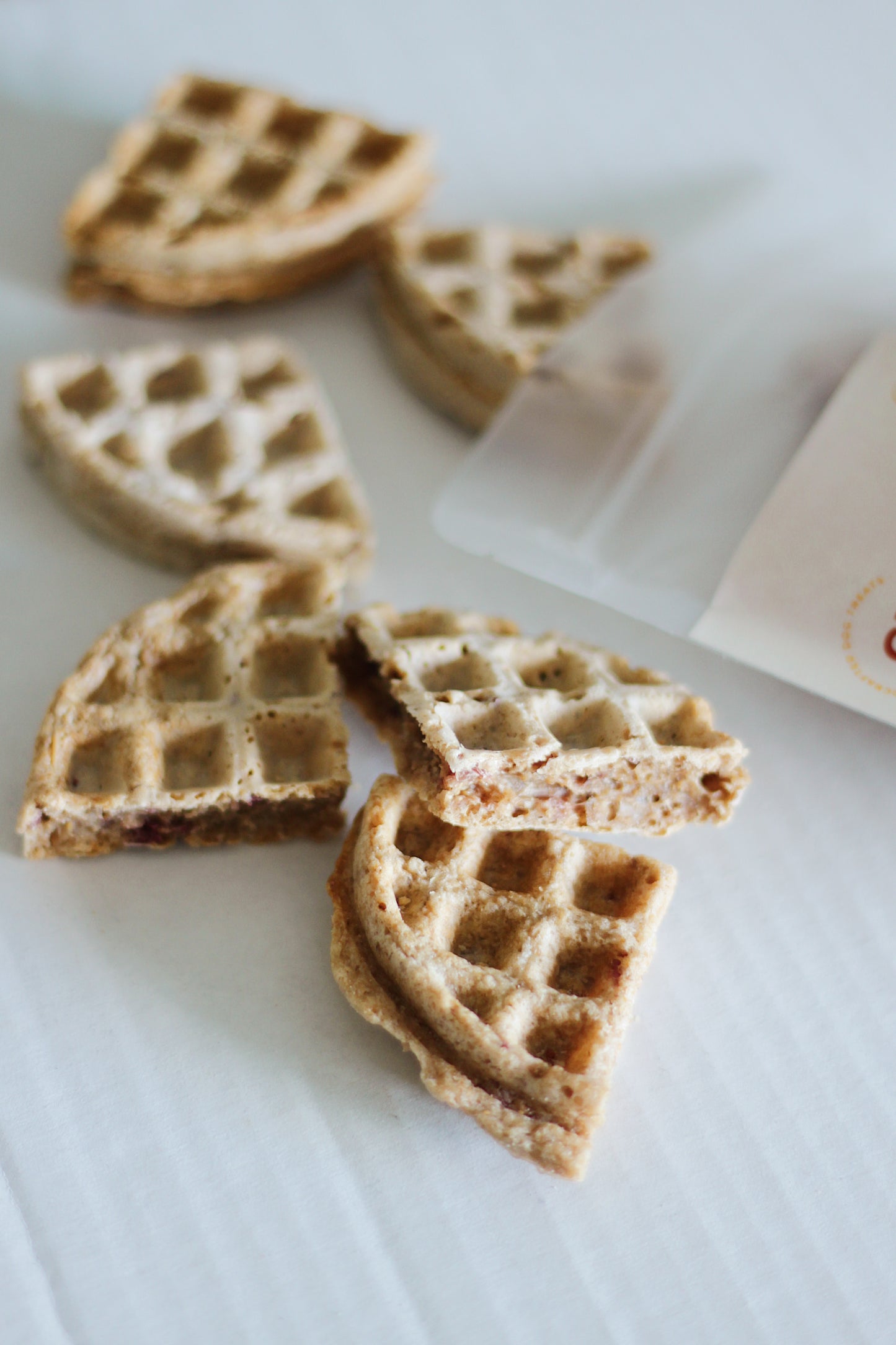 Treatoes Dog Treats - Cranberry Waffle Bites