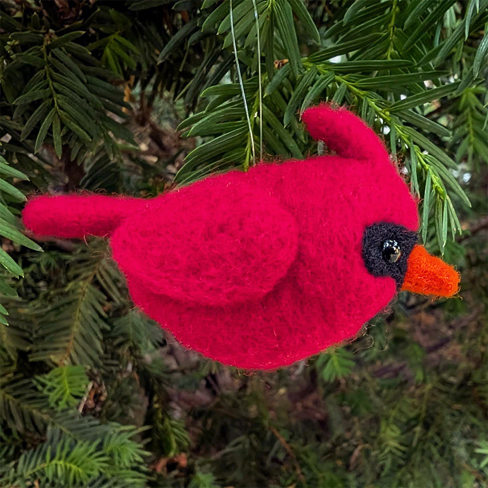 WORKSHOP: Needle Felt a Cardinal Ornament