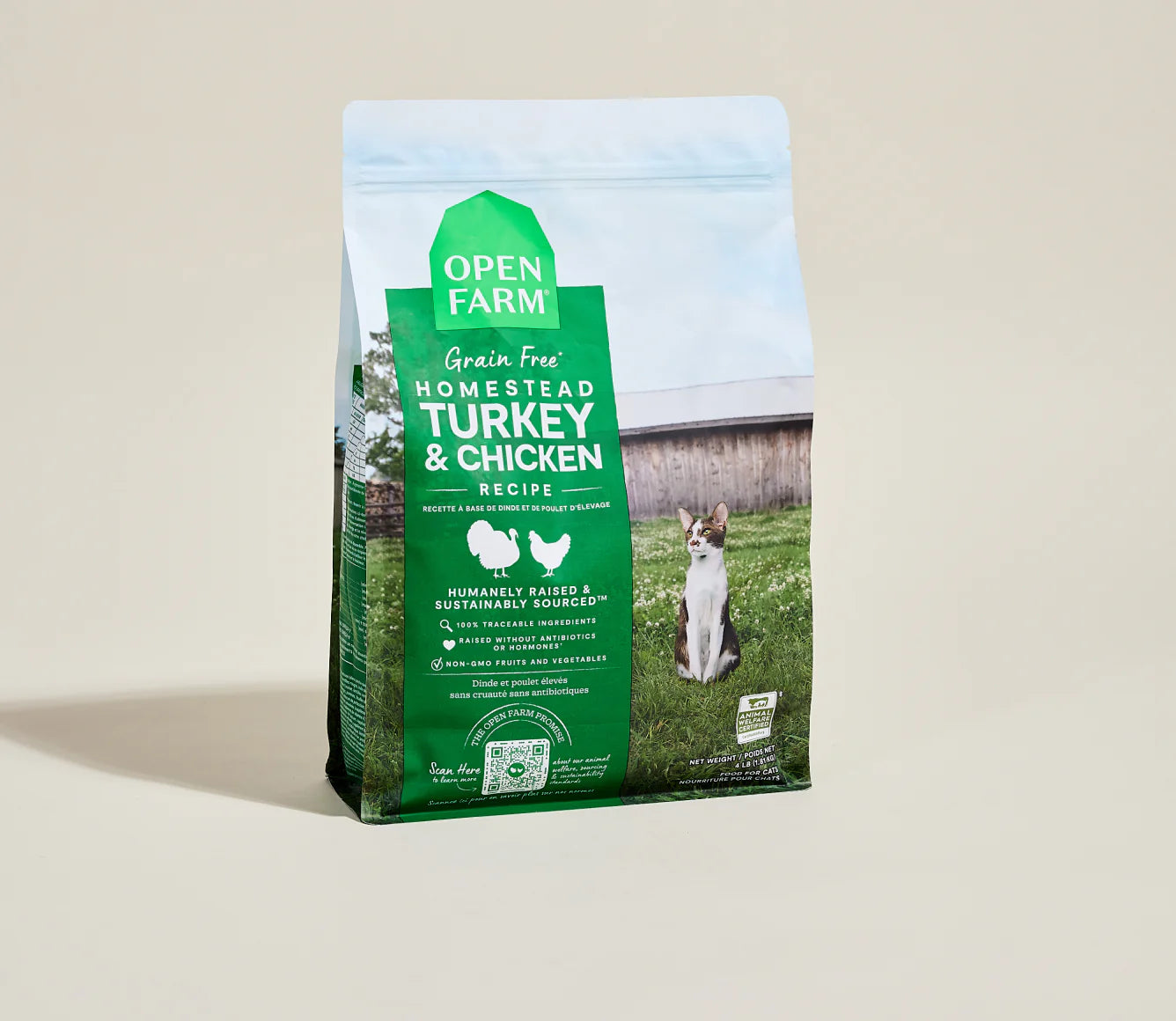 Open Farm Grain-Free Dry Cat Food - Homestead Turkey & Chicken