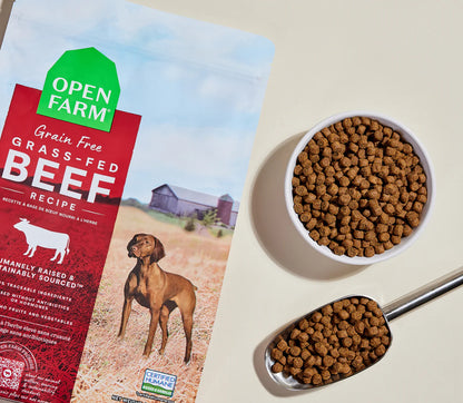 Open Farm Grain-Free Dry Dog Food - Grass-Fed Beef