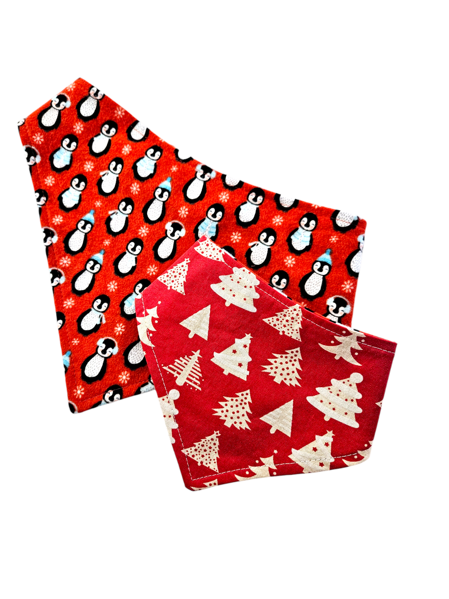 Holiday Reversible Dog Bandanas