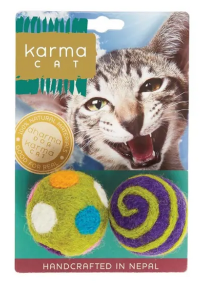 Natural Wool Felt Cat Toys