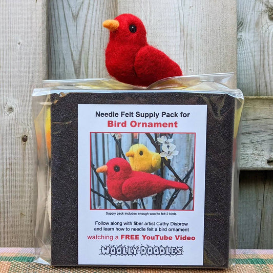 Needle Felting Kits- Bird Supply Pack Kit