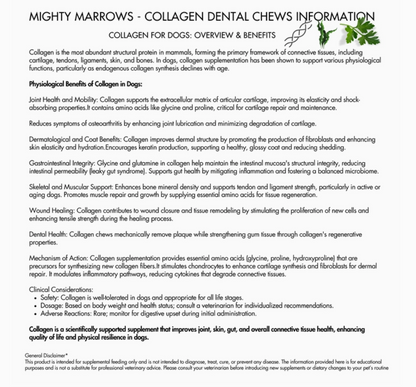 Mighty Marrows Collagen Dental Chews