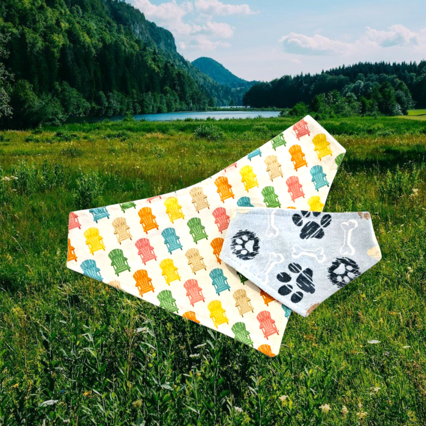 Reversible Dog Bandanas