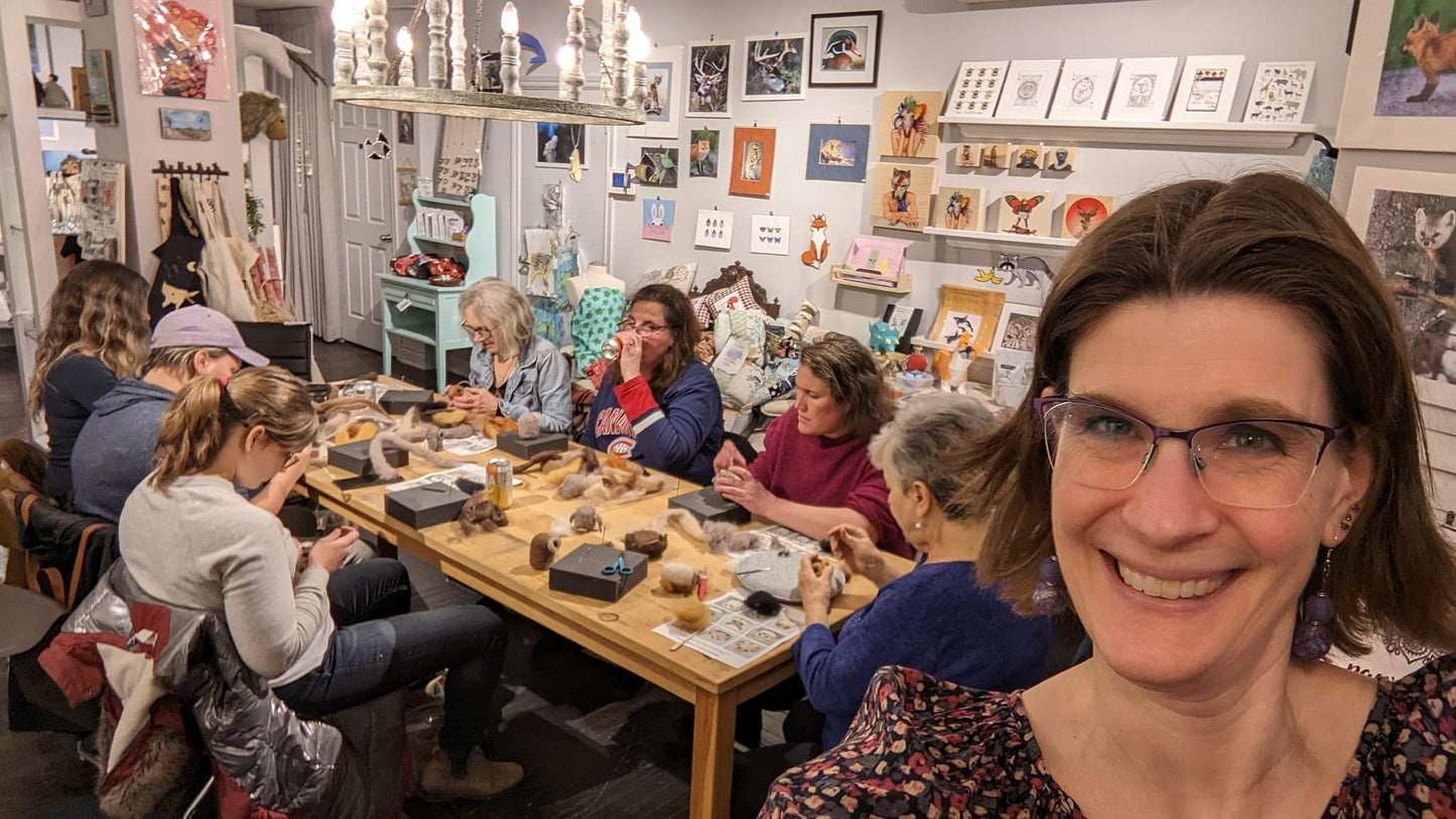 Bunny Needle Felting Workshop