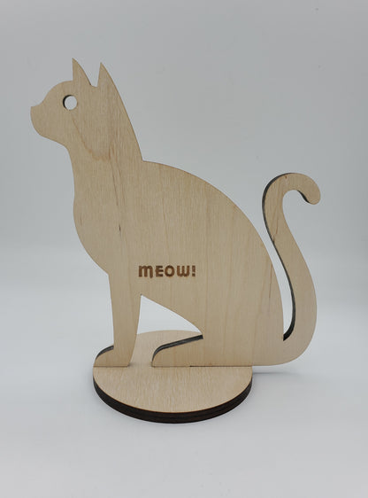 Wood Animal Sculptures + decorative Paper Kits