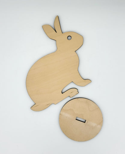 Wood Animal Sculptures + decorative Paper Kits