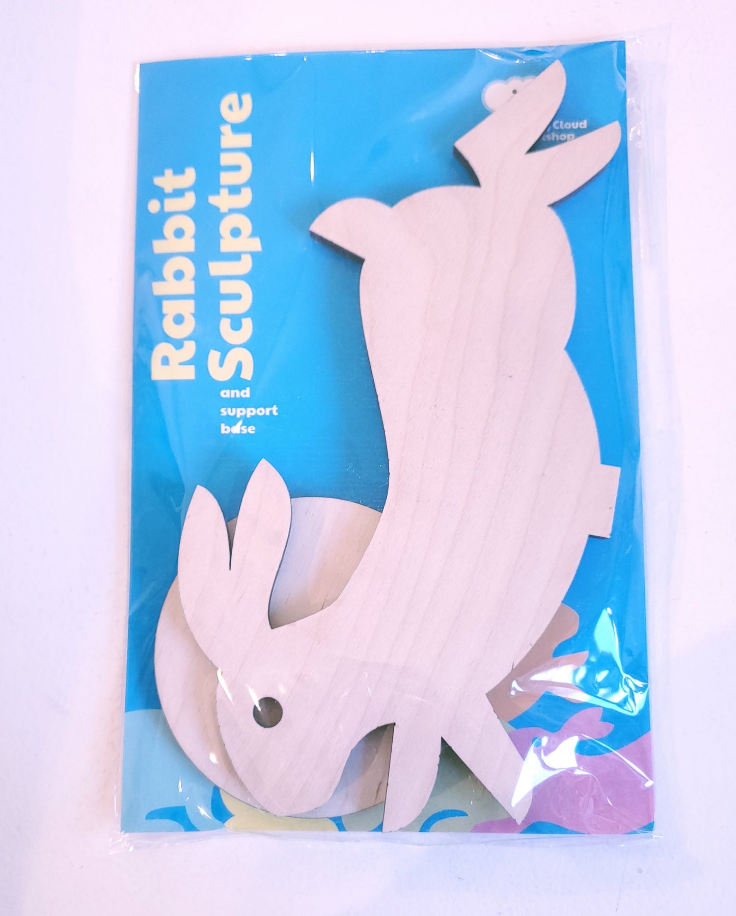Wood Animal Sculptures + decorative Paper Kits