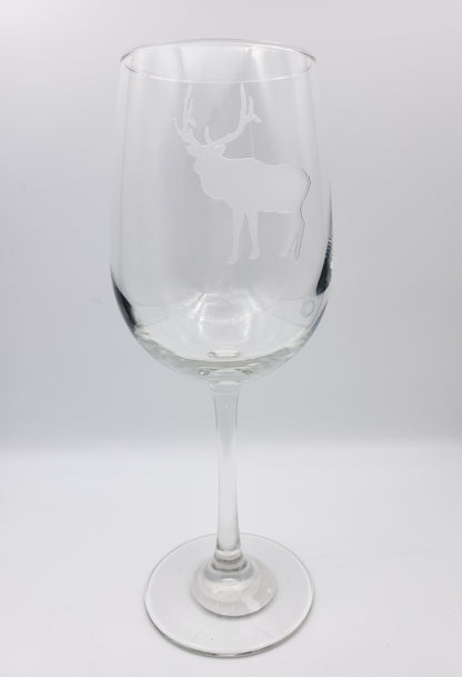 Etched Wineglasses