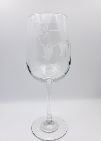 Etched Wineglasses