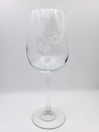 Etched Wineglasses