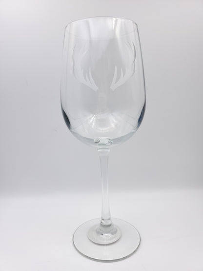 Etched Wineglasses