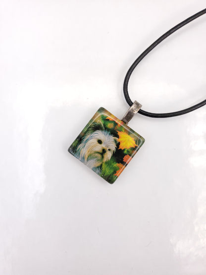 Glass Pendant Necklaces