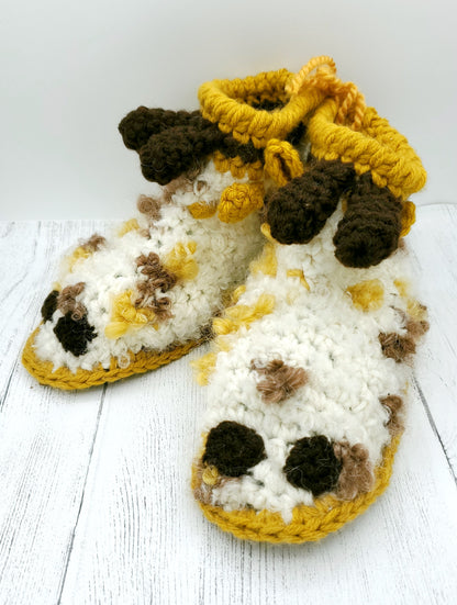 Crochet Slippers - Kids + Teens