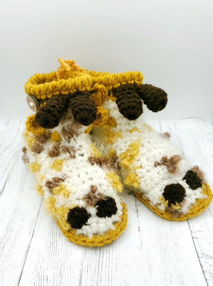 Crochet Slippers - Kids + Teens